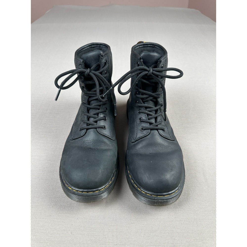 Dr Martens 1460 Waterproof Black Leather Boots Womens 7 Mens 6 Combat AirWair